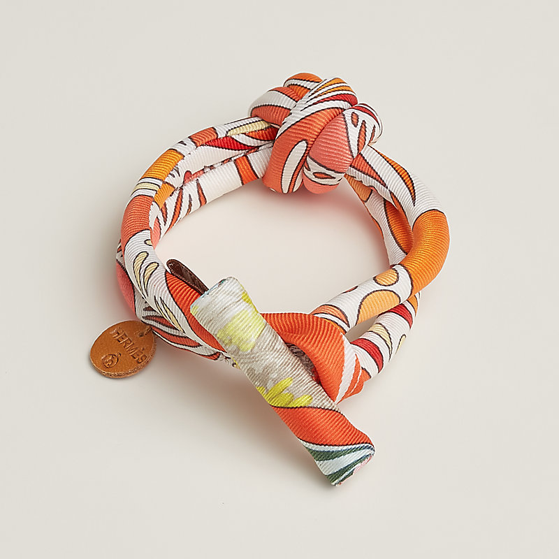 Double-knot silk bracelet | Hermès Mainland China
